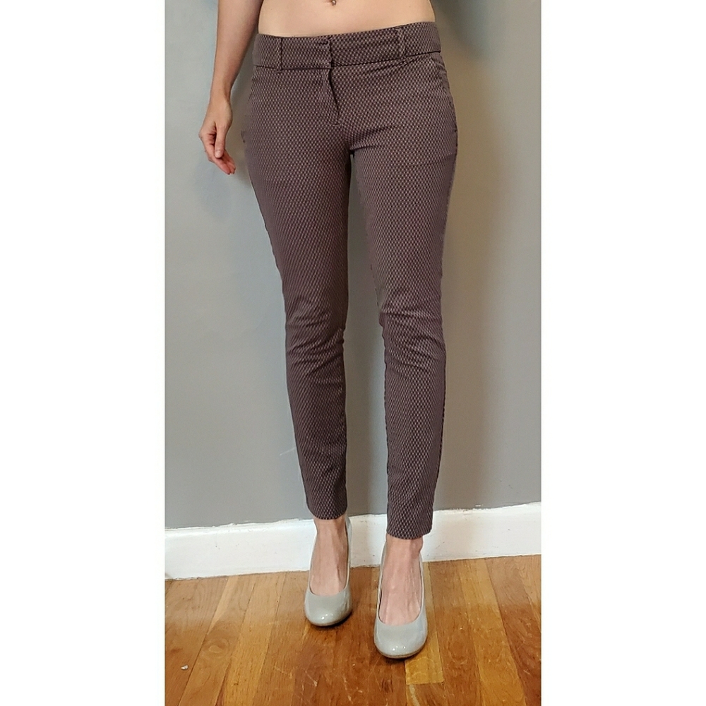 Ann Taylor Loft skinny ankle dress pants grey